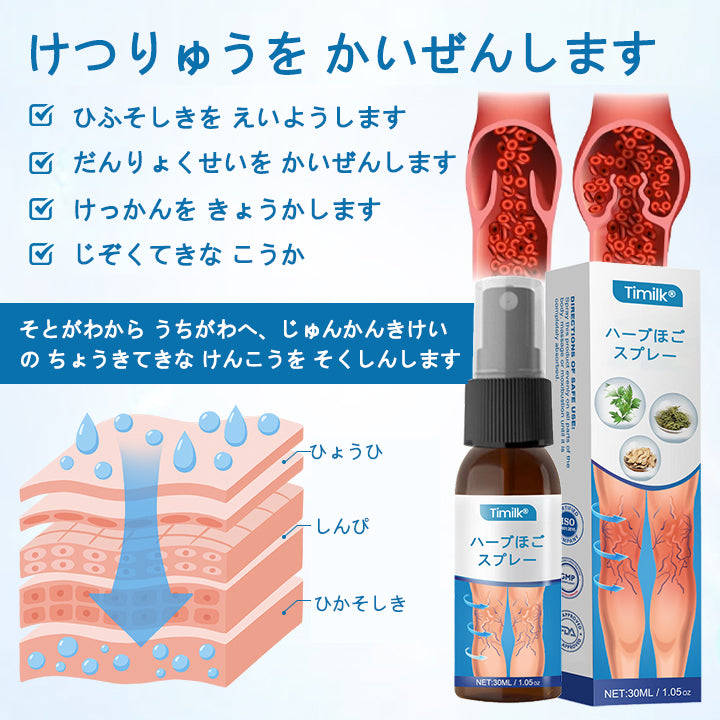 Timilk® VeinGuard Herbal Spray-✅ 臨床的に、わずか7日間で静脈瘤を解消することが証明されています！